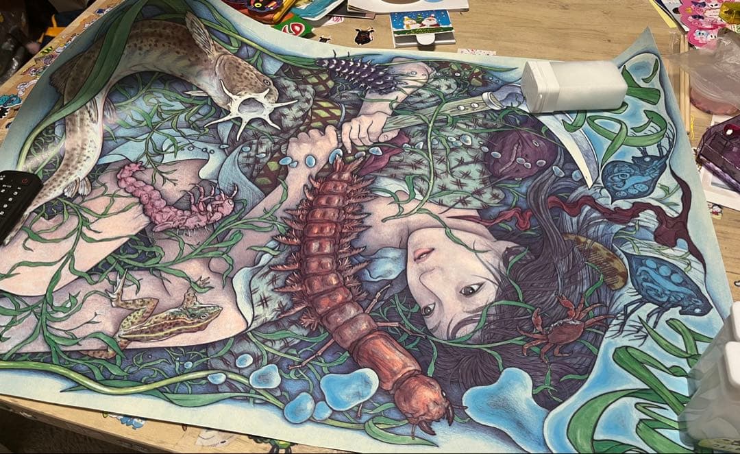 会田誠　希少ポスター　「夜叉ヶ池」