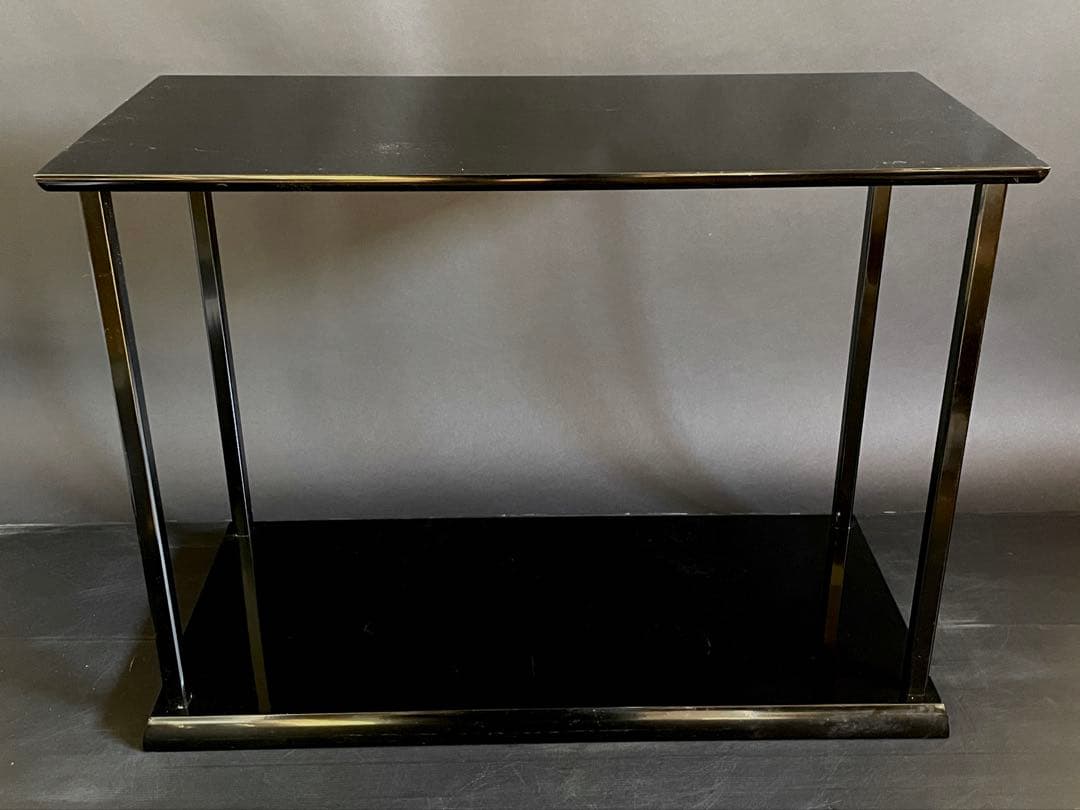 「祖」 真塗 台子 真台子 組立式 紙箱 茶道具 （123F⑤）