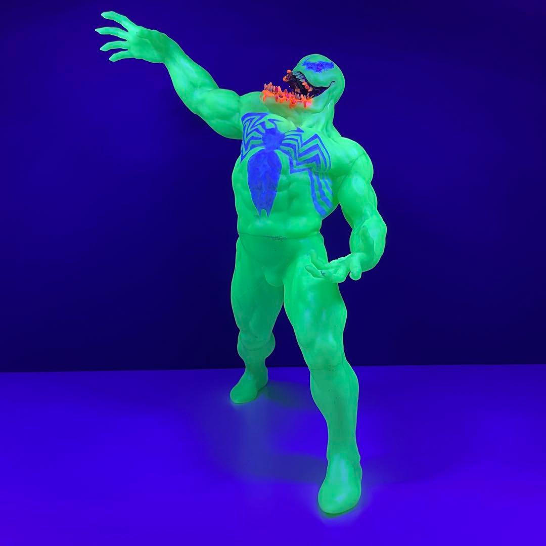 ベノム ヴェノム ソフビ 希少絶版 サンプル テストショット蓄光 ホライゾン