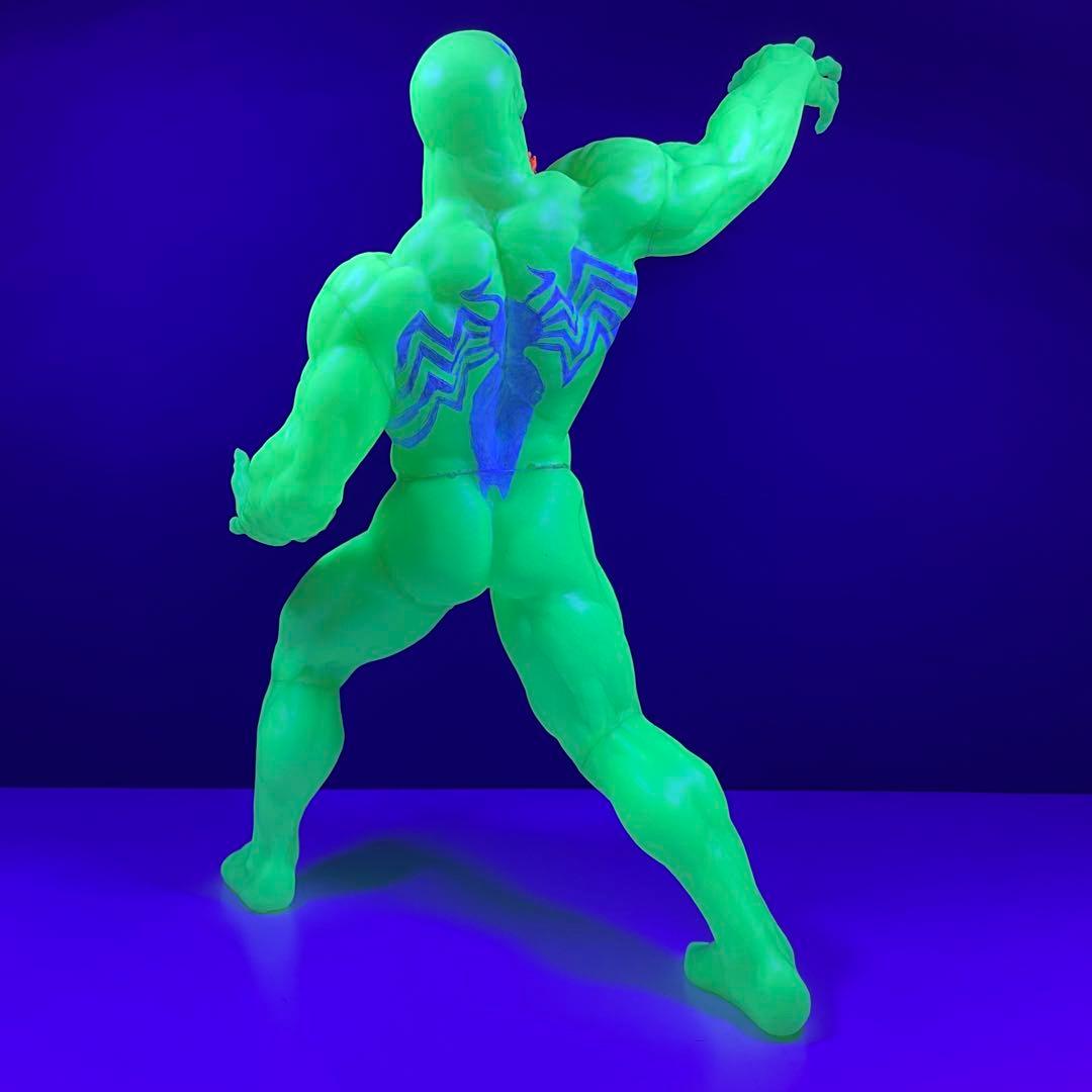 ベノム ヴェノム ソフビ 希少絶版 サンプル テストショット蓄光 ホライゾン