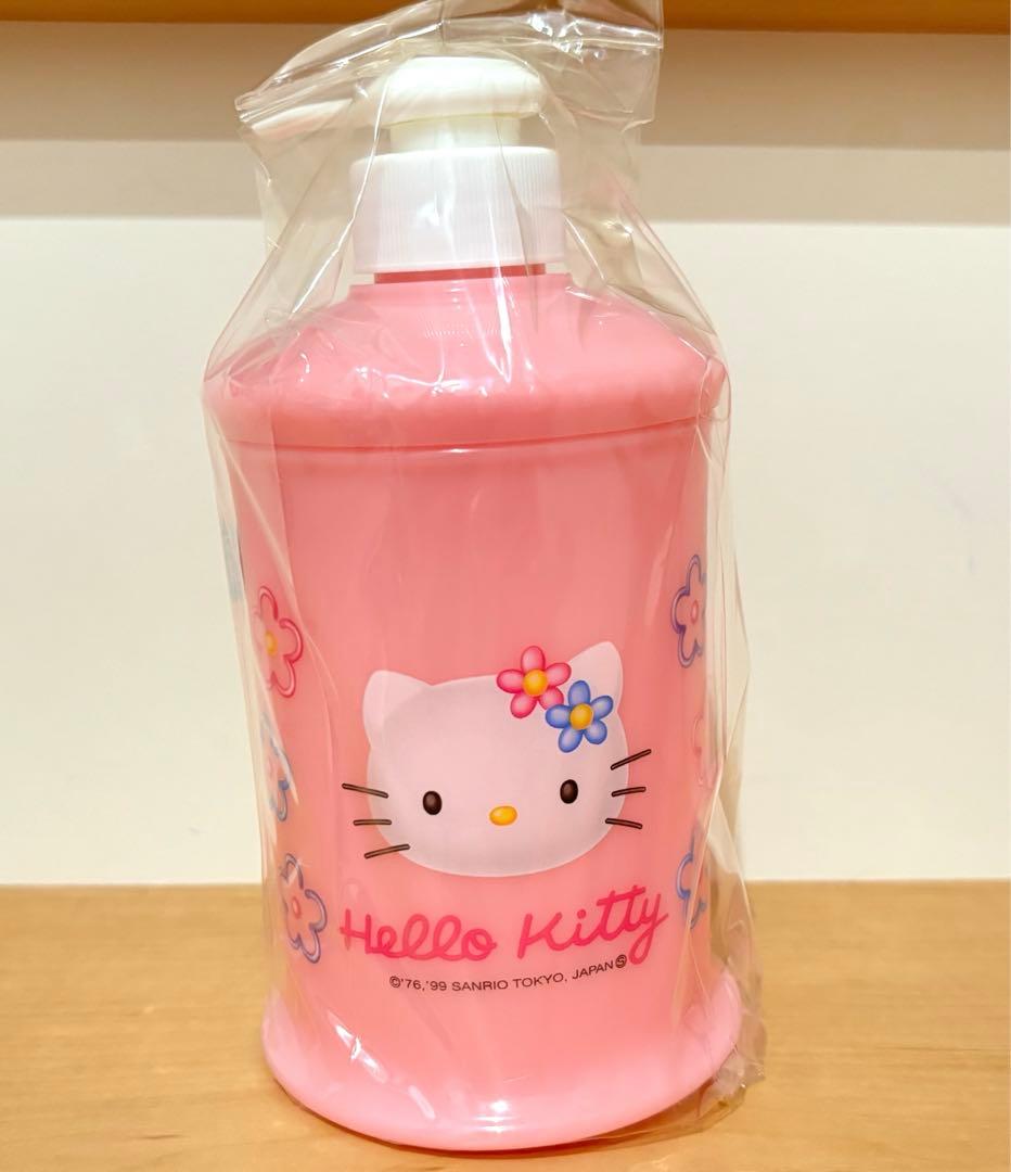 サンリオ　ハローキティ　ハンドソープボトル　石けん台　歯ブラシスタンド　レトロ