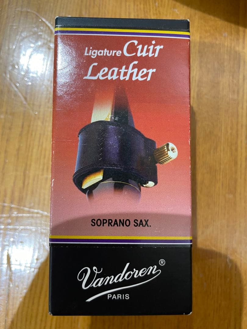 ソプラノサックス用リガチャーバンドレンレザー