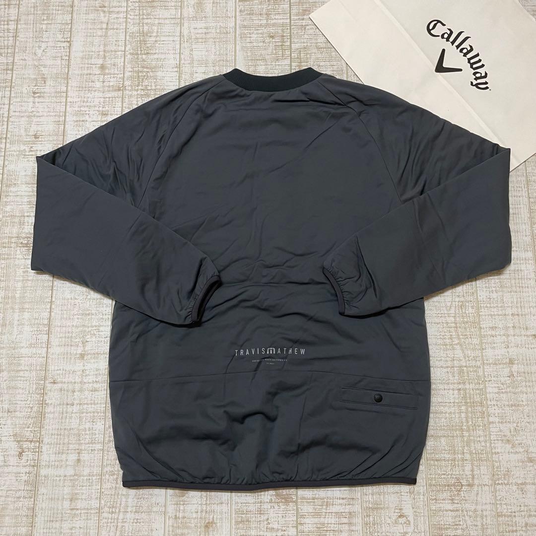新品 キャロウェイ トラヴィスマシュー ブルゾン 中綿 ダークグレー Lサイズ