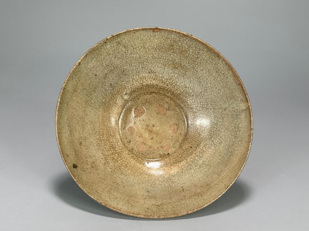 李朝時代　李朝　平茶碗　茶碗　 時代共箱