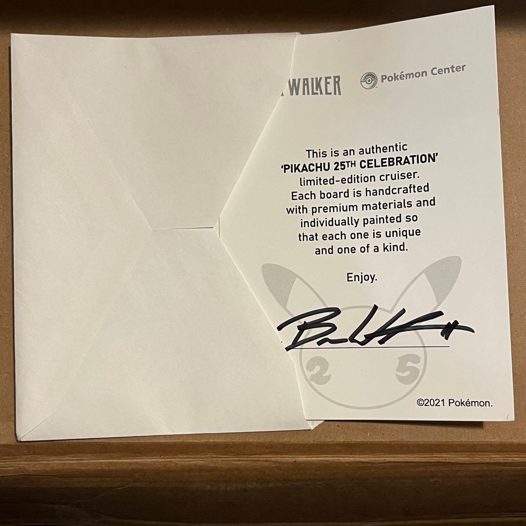 海外限定 Bear Walker x Pokemon スケートボード 25周年