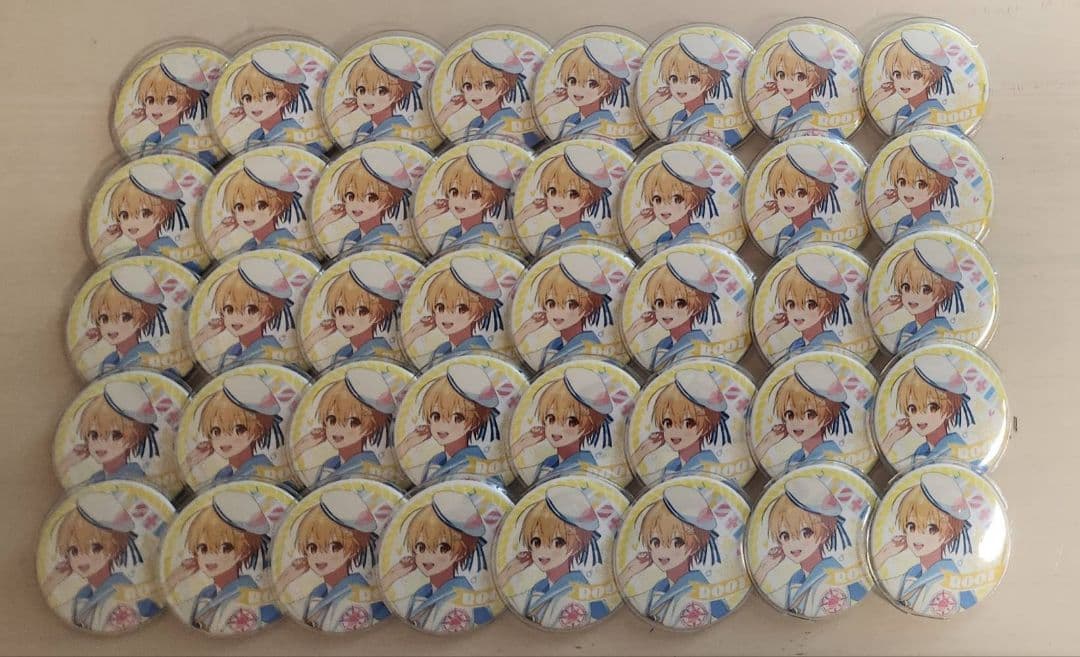 るぅとくん　缶バッジ　マリン