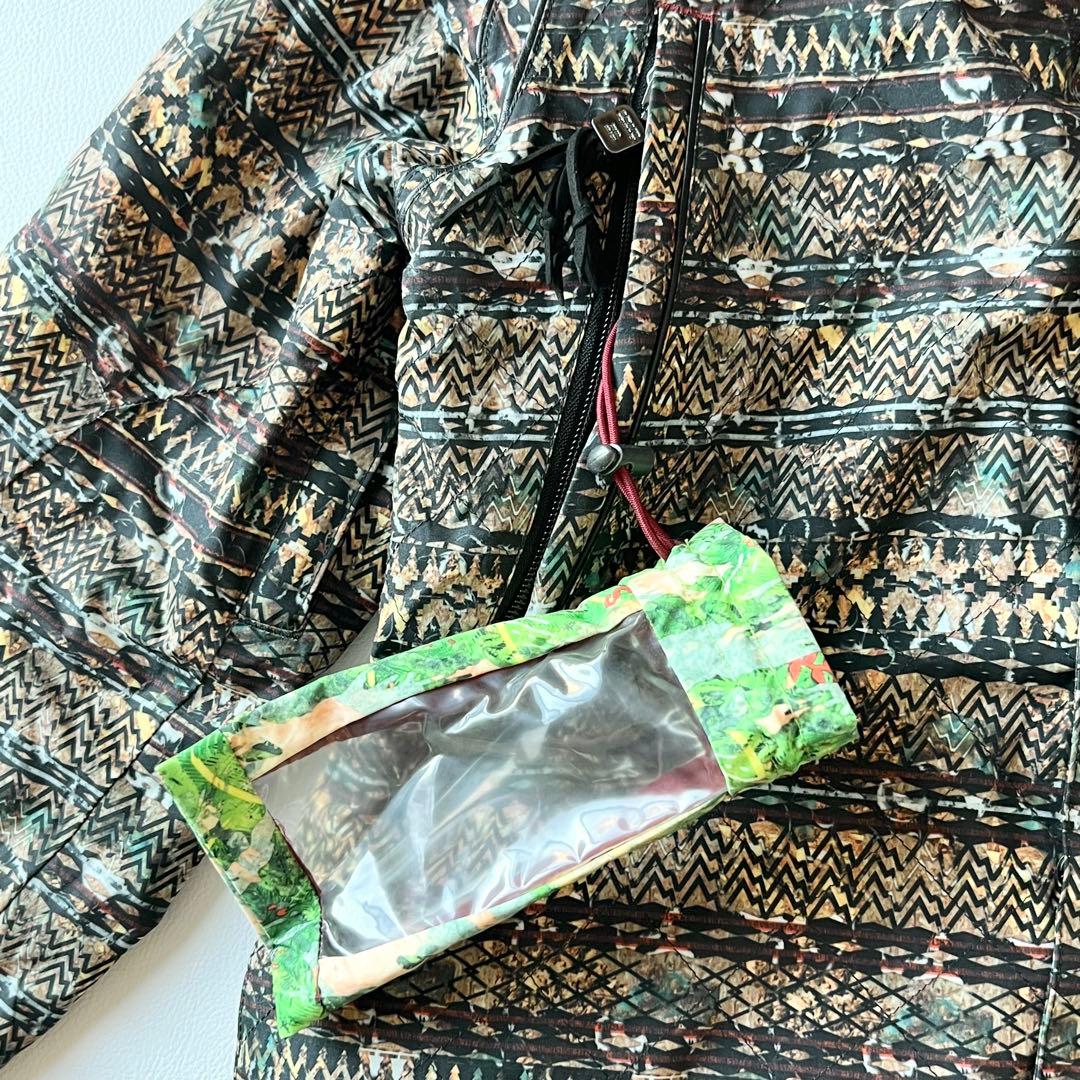 3227【新品】バートン　ジャケット タグ付き ノルディック柄　M ブラウン