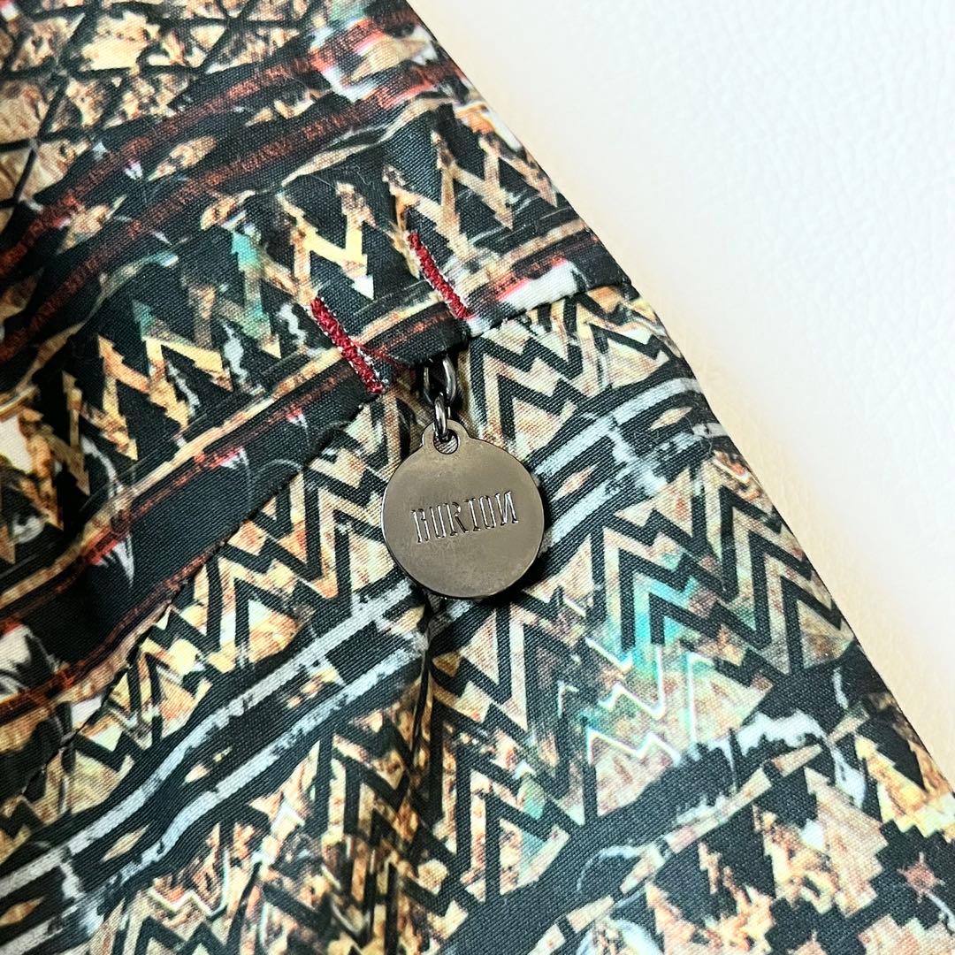 3227【新品】バートン　ジャケット タグ付き ノルディック柄　M ブラウン