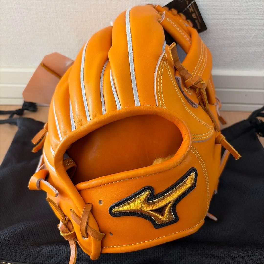 MizunoPro 硬式グローブ オレンジ