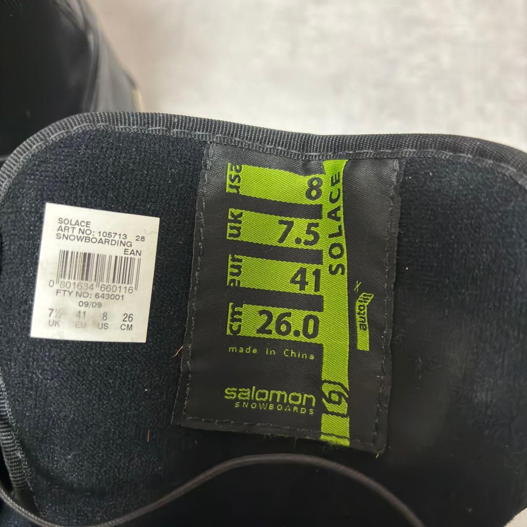 16B 26.0cm SALOMON SOLACE スノーボードブーツ