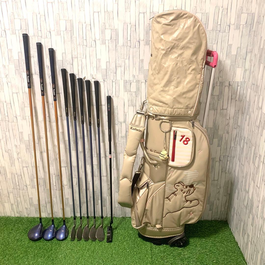 超希少車輪付バッグ付 ブリヂストン ParadisO レディースゴルフセット9本