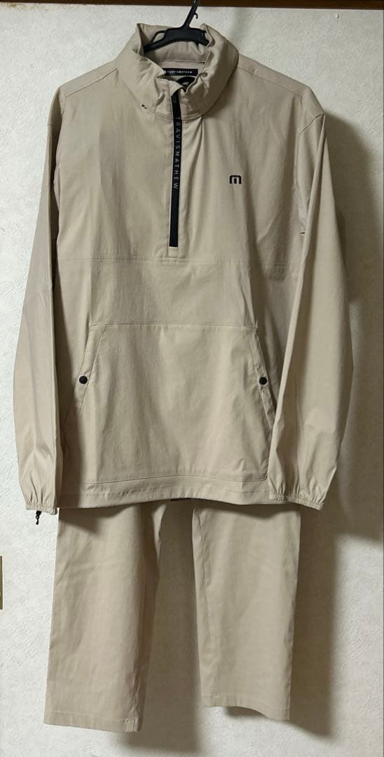 XL　トラヴィスマシュー　ハーフジップブルゾン　アンクルパンツ　travis