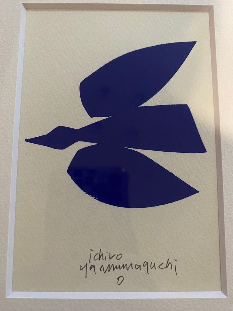 山口一郎　「Blue bird」ポストカードサイズ