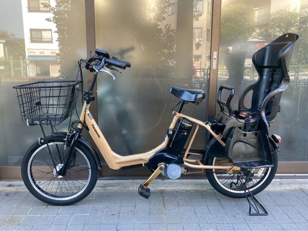 中古電動自転車 パナソニック ギュットアニーズ　20インチ 横浜№3575