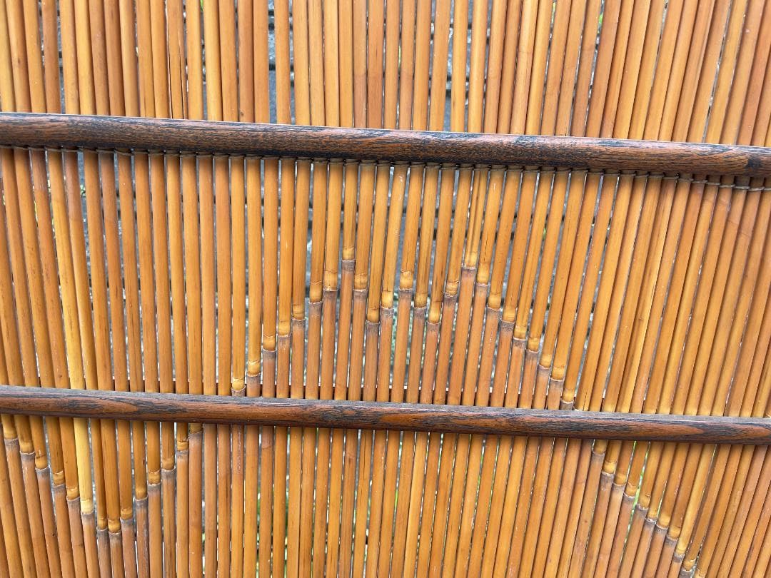 古竹屛風　アンティーク