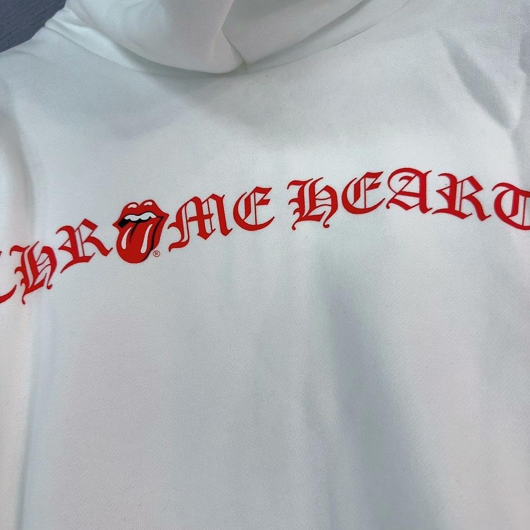 新品未使用CHROME HEARTS ホワイトパーカーM