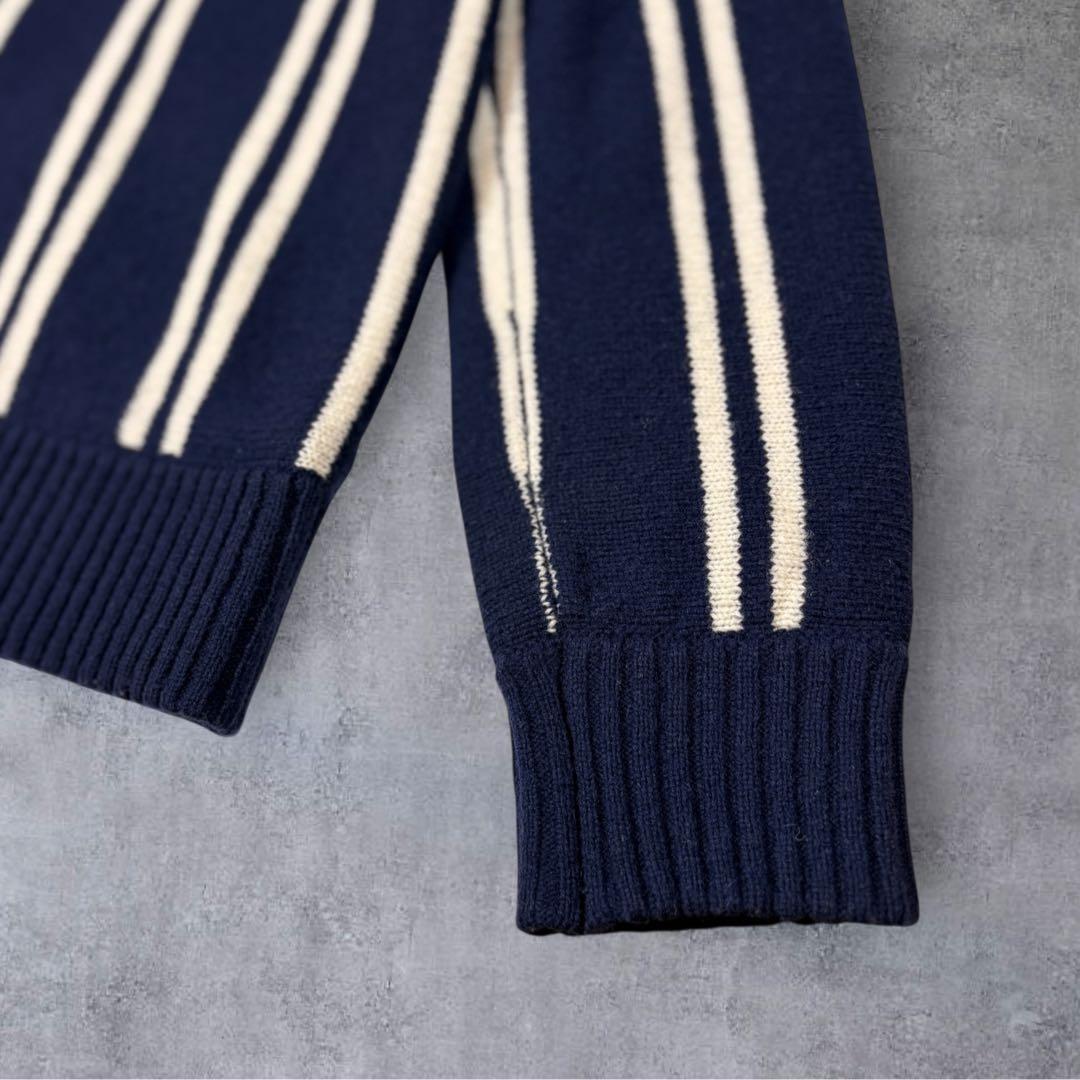 美品 BEAMSGOLF ビームスゴルフ ニット エアシャット ジップジャケット