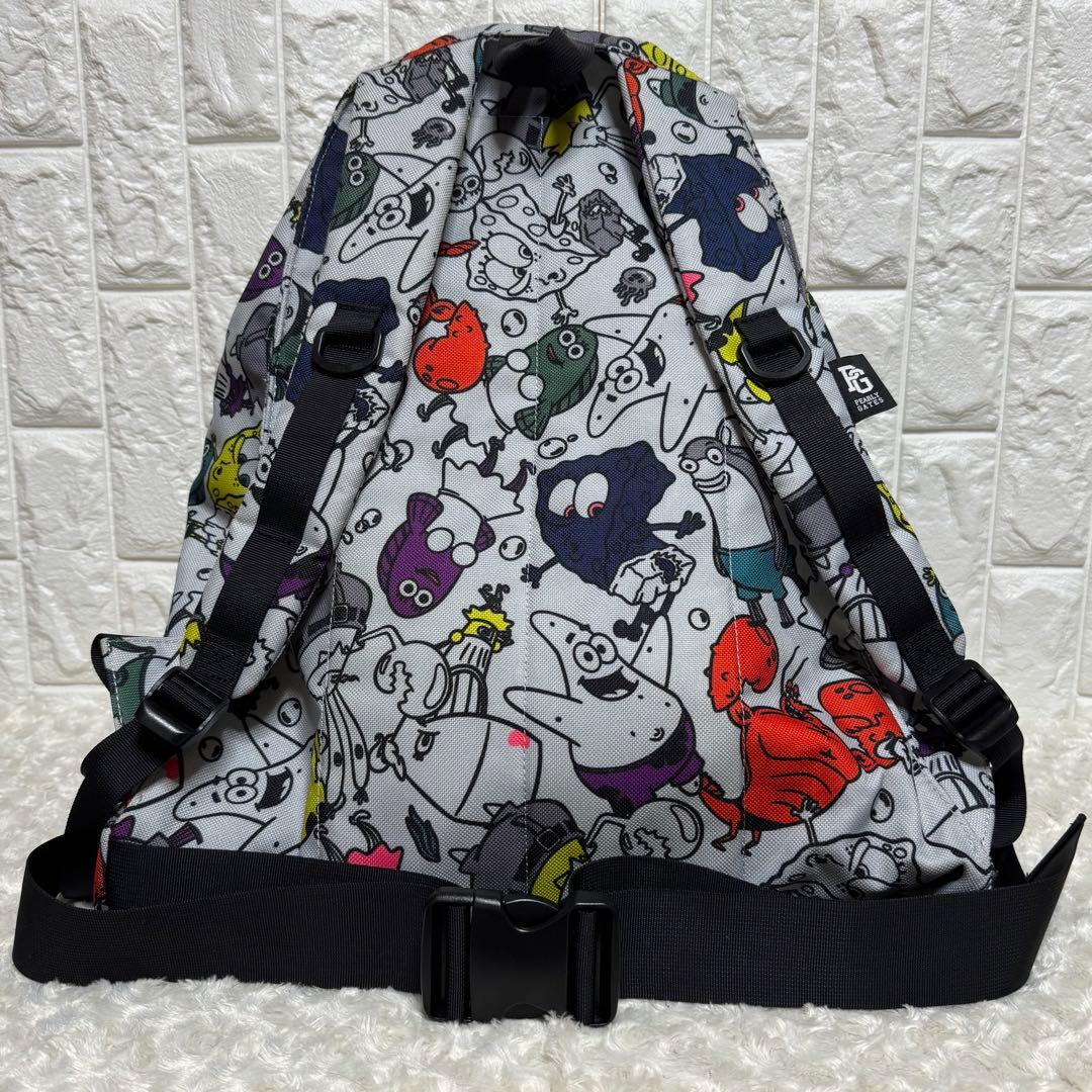 パーリーゲイツ　スポンジボブコラボ　ゴルフリュック　総柄