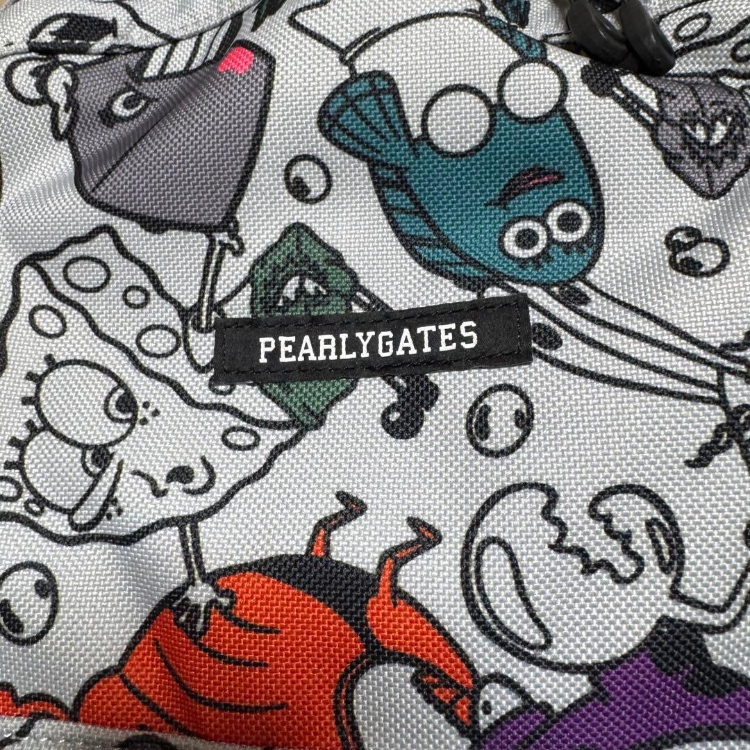 パーリーゲイツ　スポンジボブコラボ　ゴルフリュック　総柄