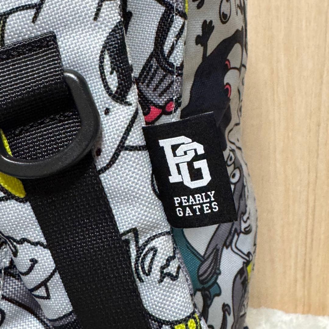 パーリーゲイツ　スポンジボブコラボ　ゴルフリュック　総柄