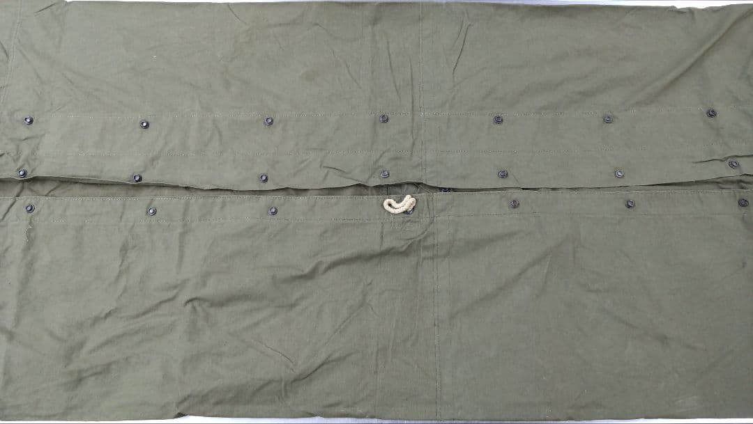 アメリカ軍 USパップテント幕のみ シェルターハーフ 軍幕①