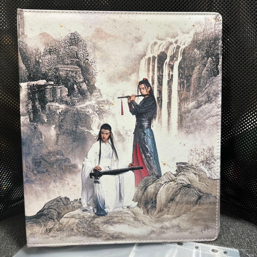 陳情令 肖戦　王一博 魏無羡 藍忘機 レザーデザイン A4バインダー