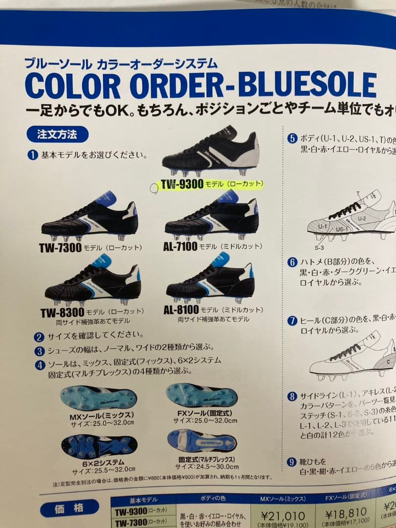 Bluesoleブラック 28.0cm ラグビーシューズTW-9300