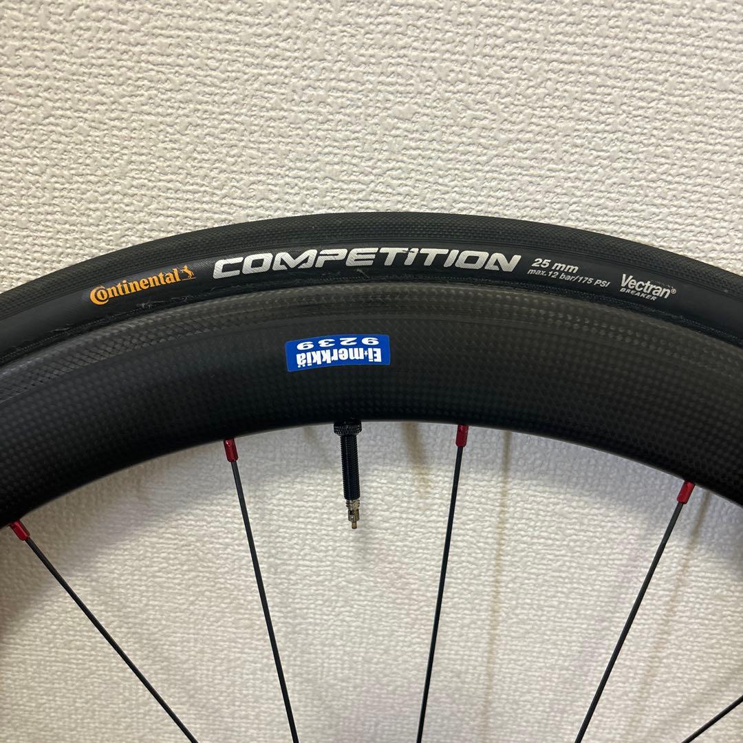 Continental Competition 25mm カーボンホイールセット