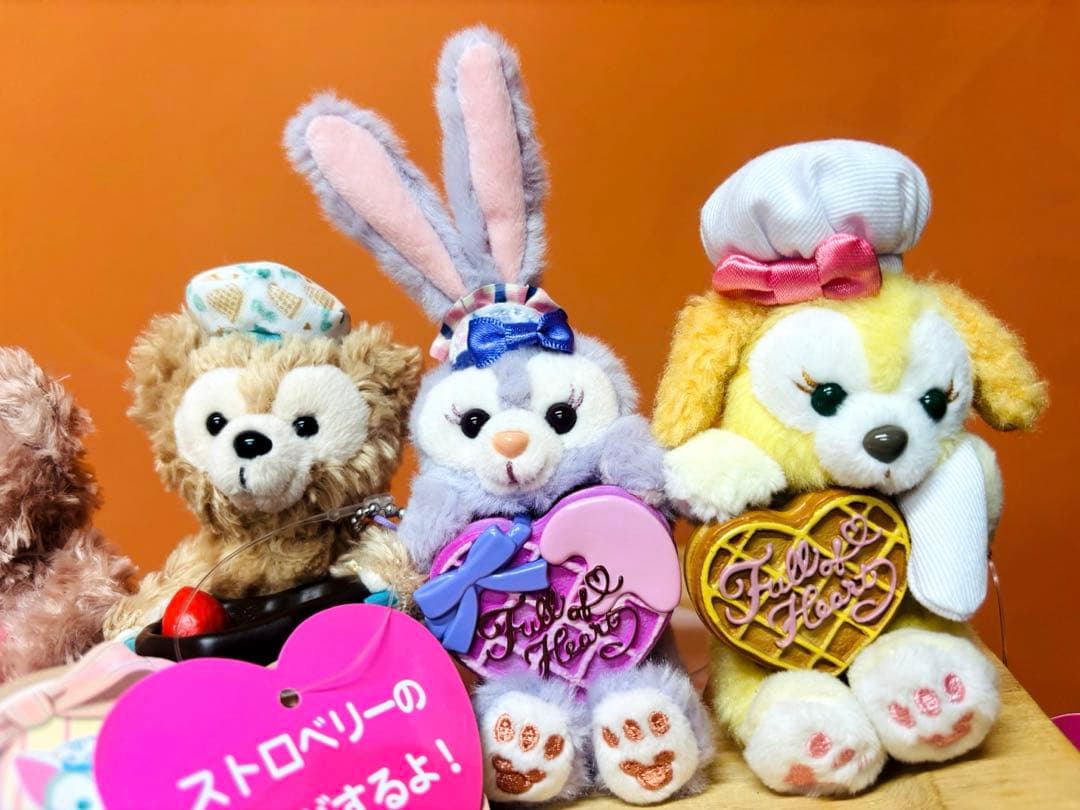 ダッフィー&フレンズ　ハートウォーミングデイズ　ぬいぐるみストラップ　５体