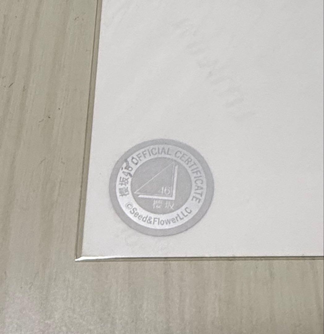 櫻坂46 生写真 夏の近道MV衣装 小田倉麗奈 ヨリ