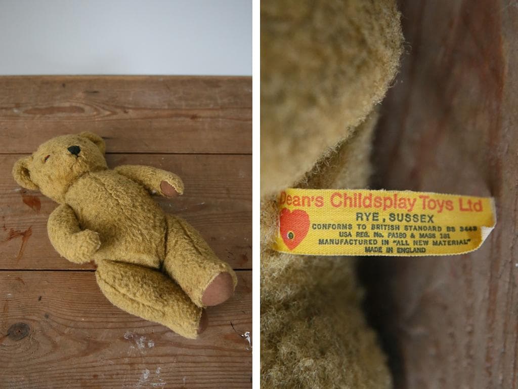 英国アンティークテディベア/くまのぬいぐる/熊オブジェ/ブラウン茶色85-150
