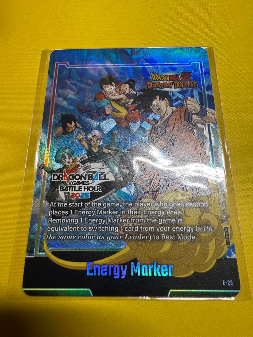 ドラゴンボールフュージョンワールド　未開封エナジーマーカー　英語版