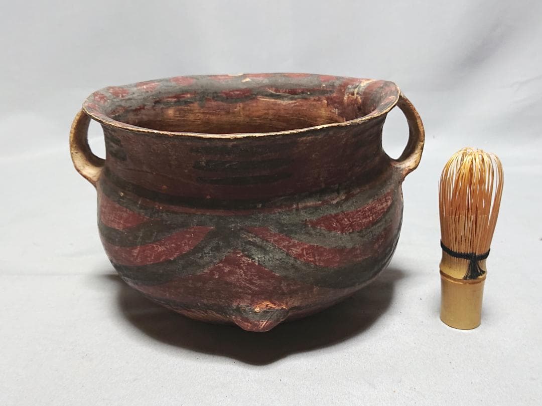 コレクター収集品　アンダーソン土器　彩陶双耳付壷