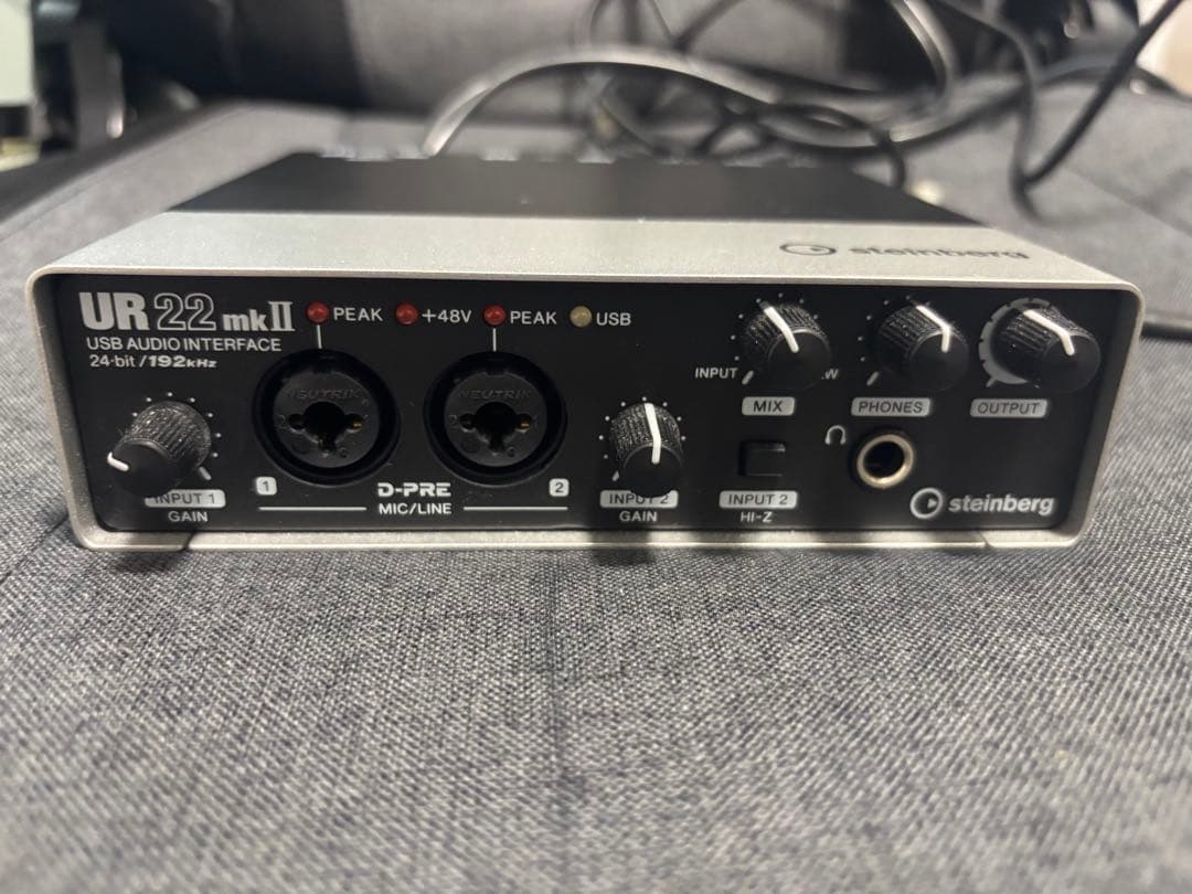 Steinberg UR22 mk II USBオーディオインターフェイス