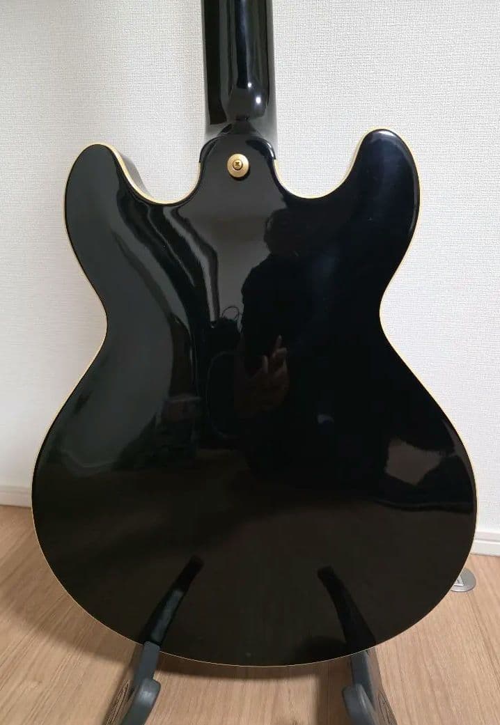 YAMAHA ヤマハ ギター SAS-Ⅱ セミアコ ブラック ハードケース付