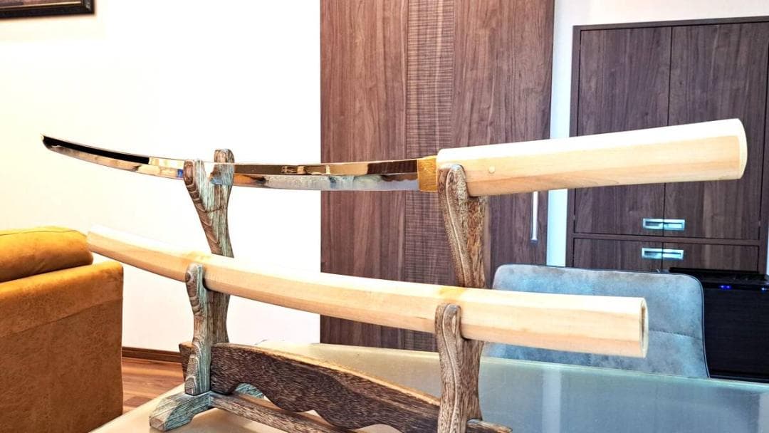 模造刀 白鞘 日本刀 レプリカ 全長約100㎝