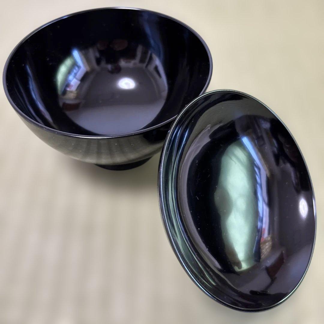 会津塗　特選漆器　竹峯　御吸椀揃　（お椀5個入り）