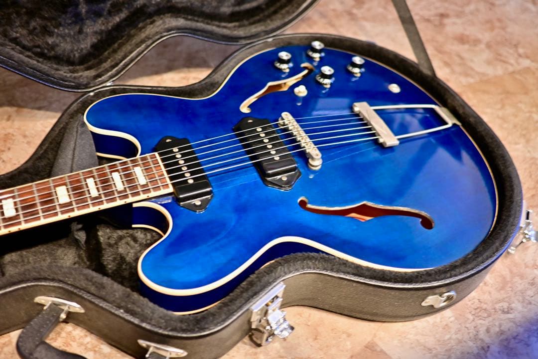 最終Gibson ES-330L Beale Street Blue ミスチル