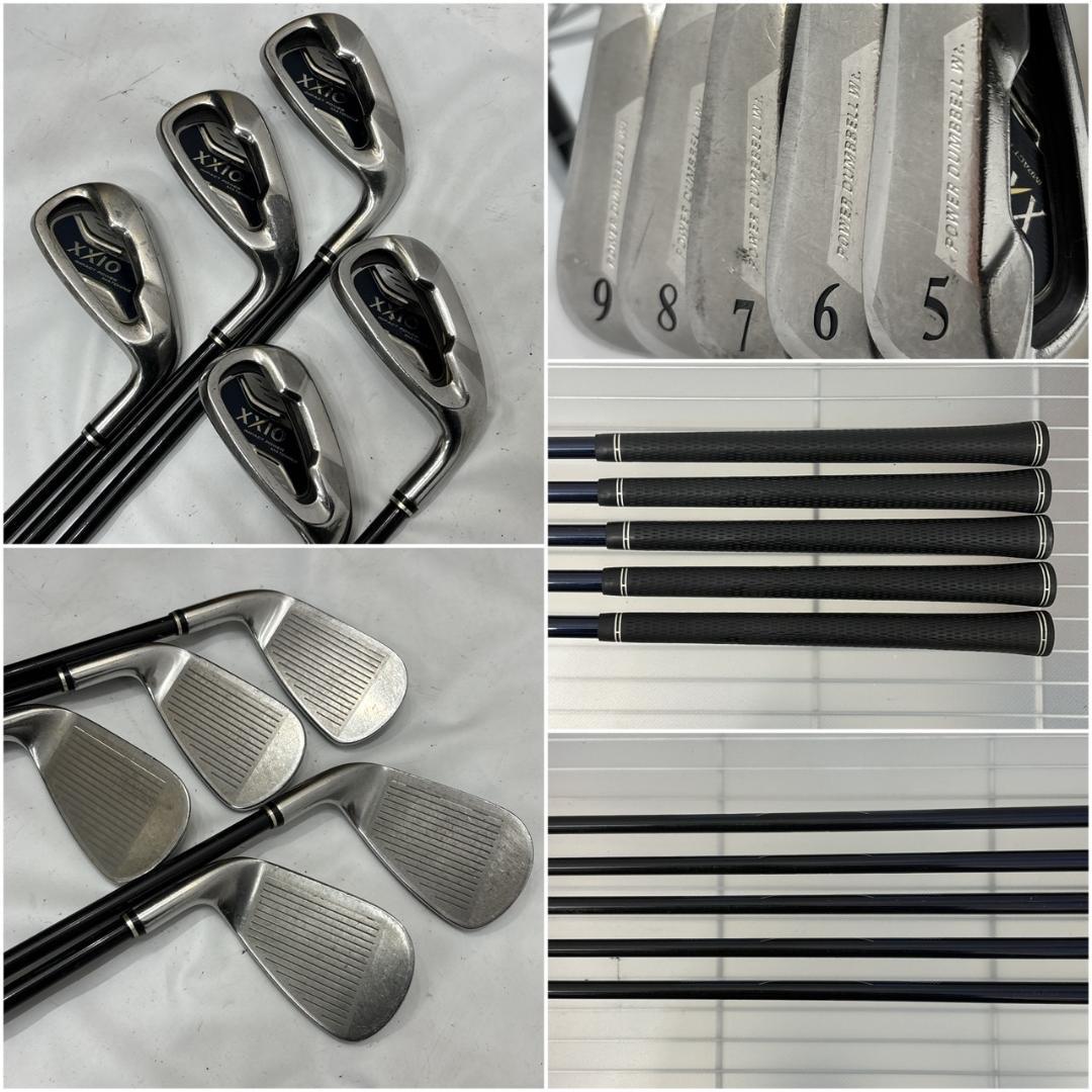 メンズ右利き初心者用　ゼクシオ5＆6代目　ゴルフクラブセット　W-2453