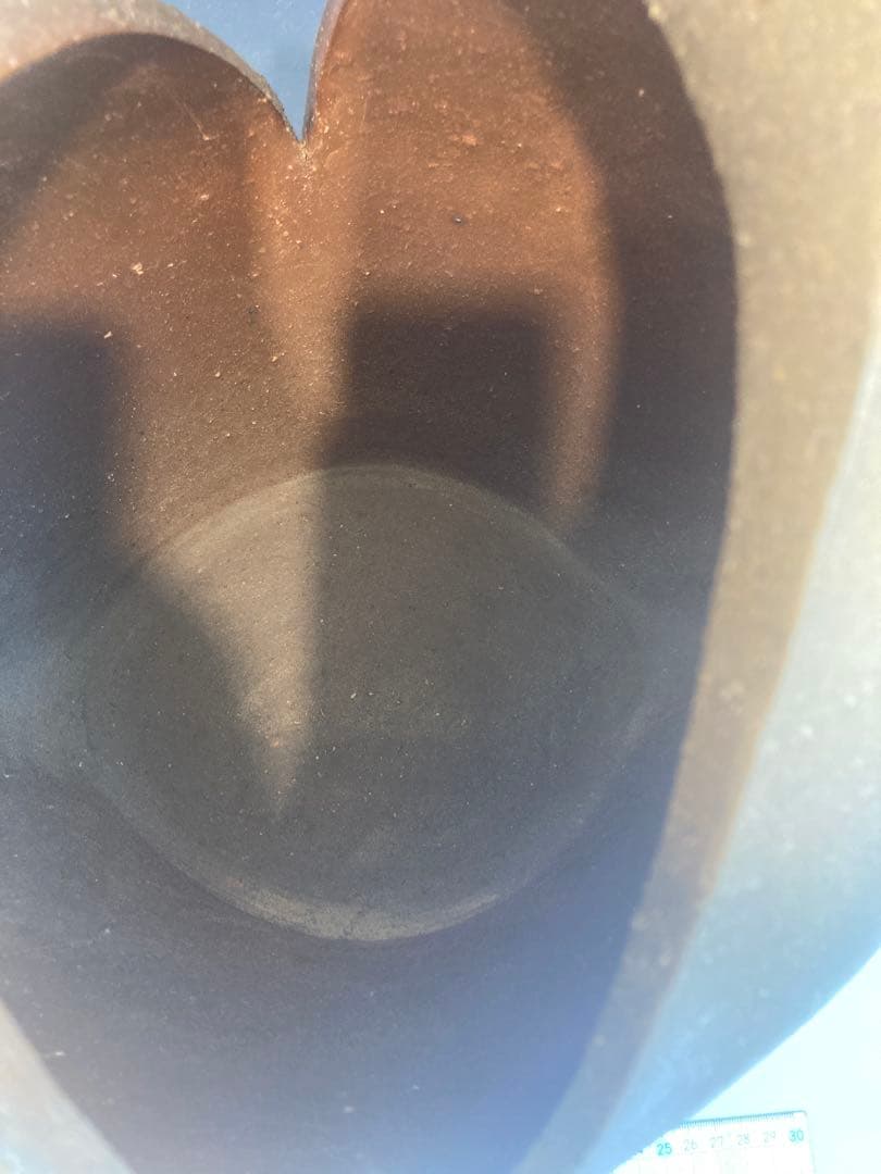 隠崎隆一 作 備前大花入 共箱 高さ 33cm 希少大作