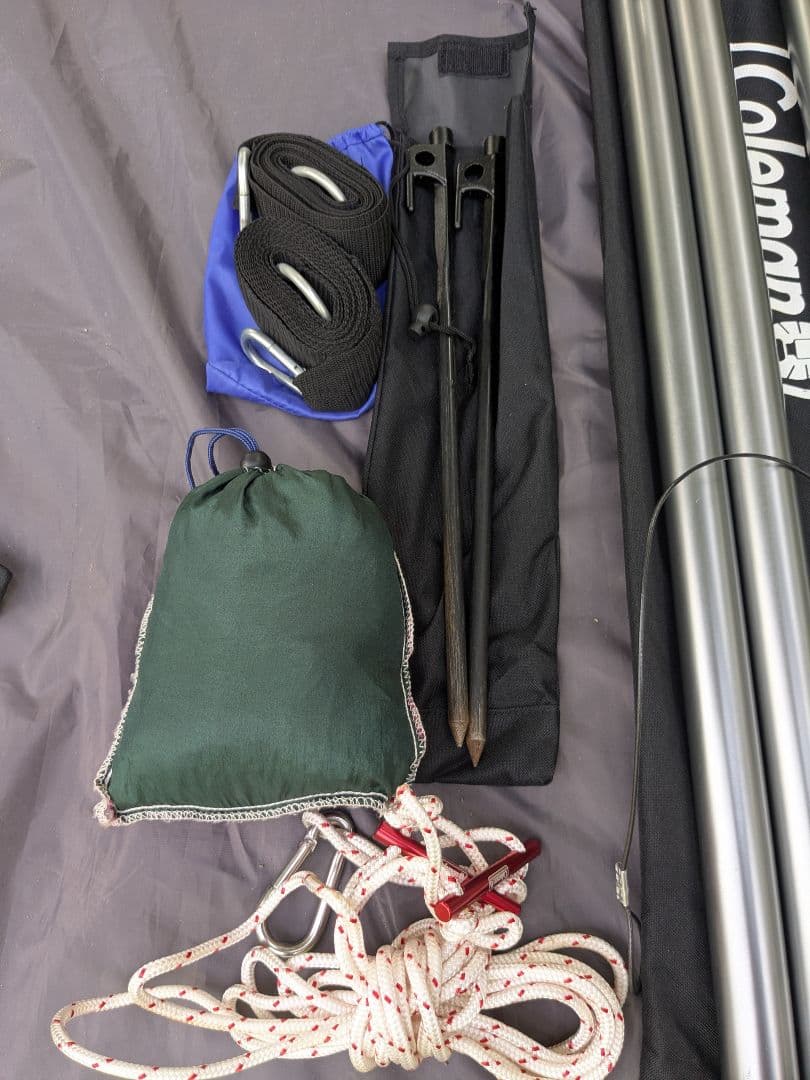 【廃盤・希少品】コールマン　アルミニウムハンモックスタンド