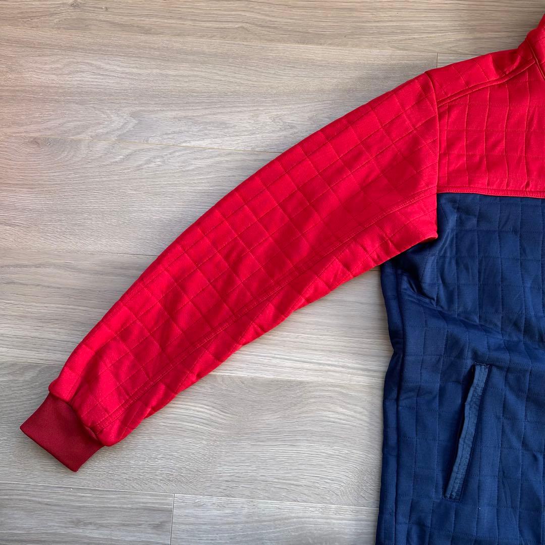 【美品】Callaway Lサイズ キルティングアウター レッドネイビーメンズ