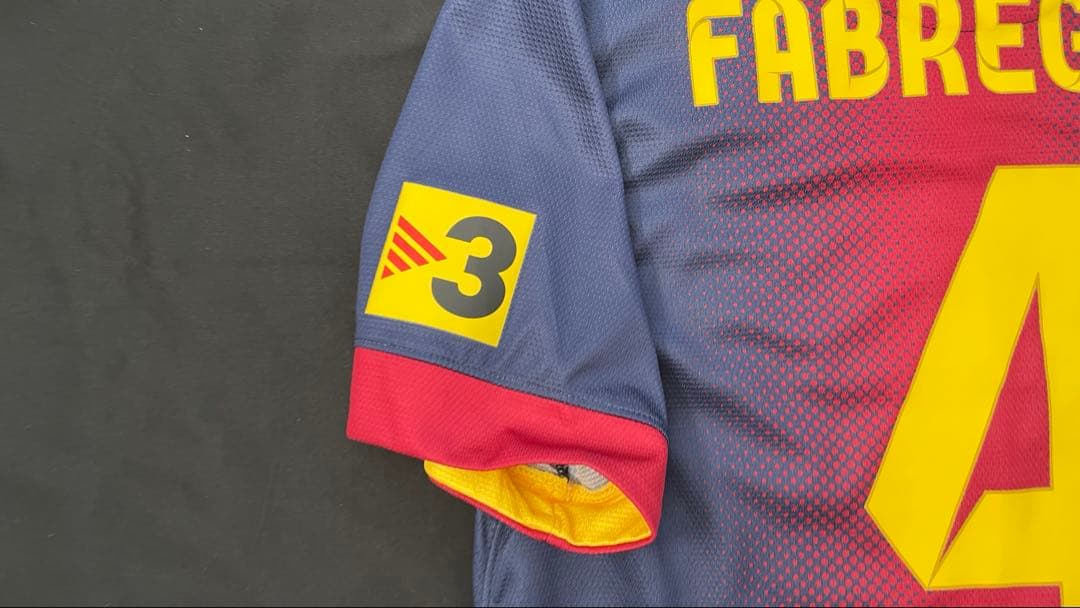 【正規・激レア】バルセロナ 12/13 ファブレガス 背番号4 ホーム　M