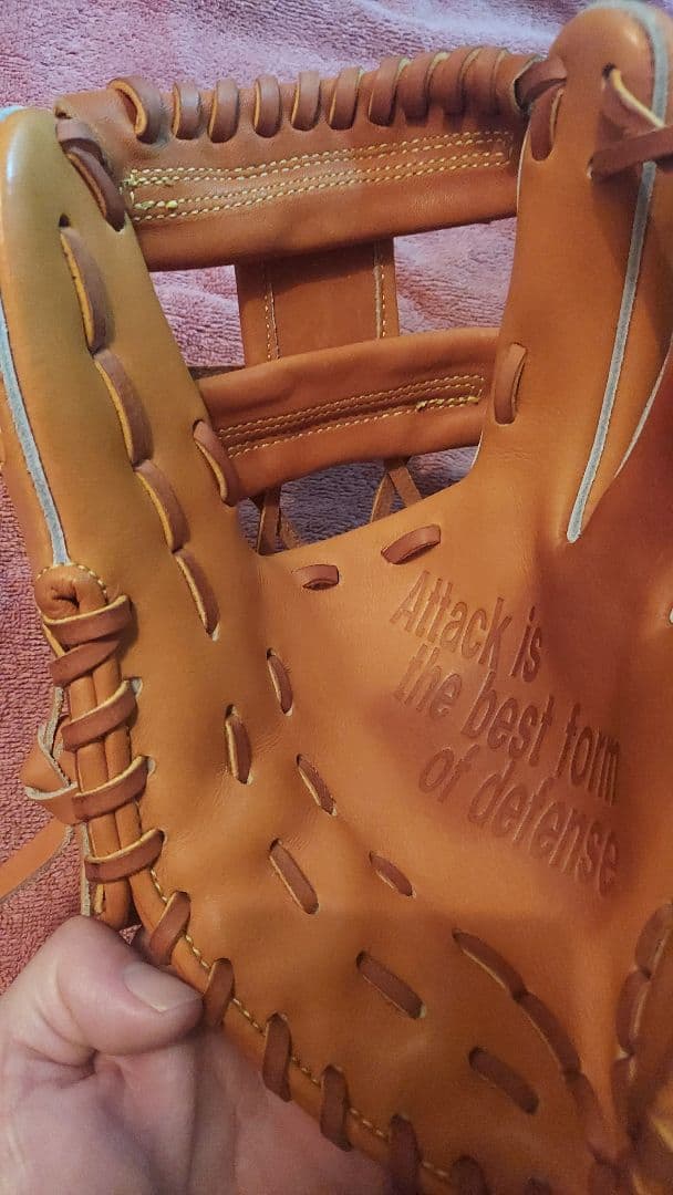 新品未使用　D×M硬式グローブ　内野用大人用