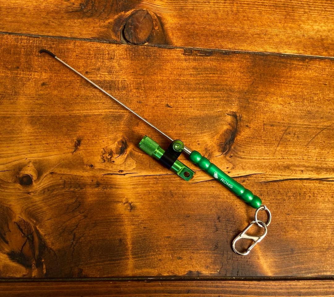 クワガタ採集セット　オリジナル掻き出し棒　デジタルノギス　懐中電灯　採集ケース