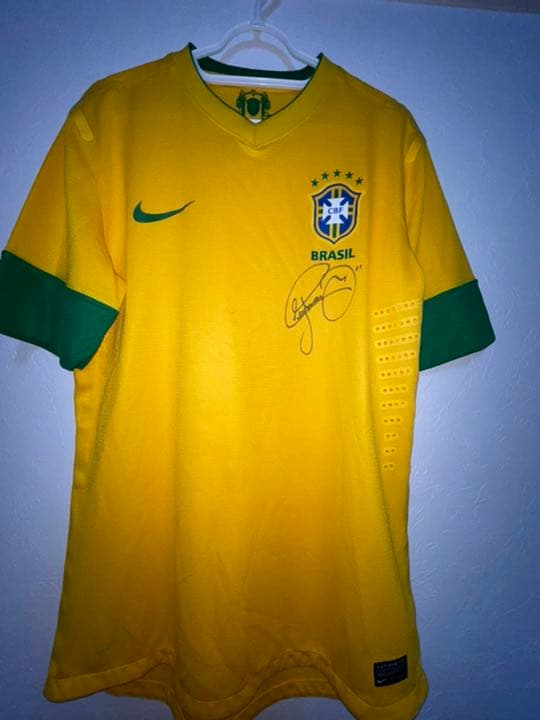 (本物)ネイマール　サイン入り　ユニフォーム　ブラジル　NIKE