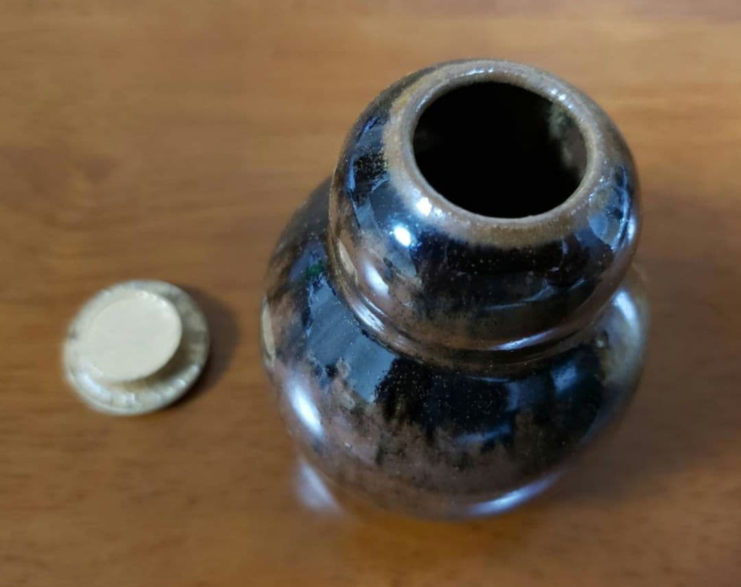 茶入 陽炎園　淡海ぜぜ