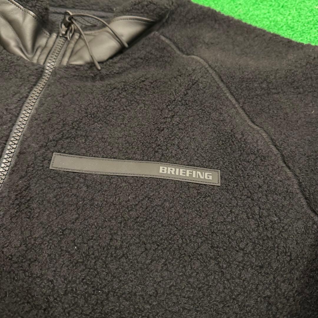 ブリーフィング　ウールボア　ブルゾン ブラック　Lサイズ　定価¥47300