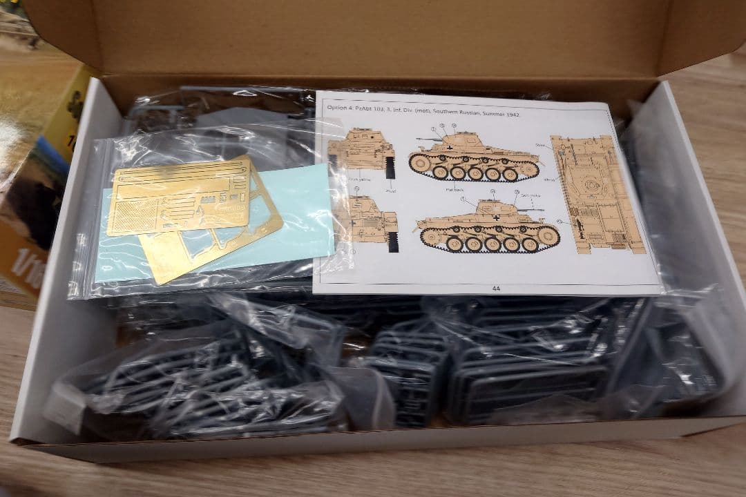 Pz.Kpfw II Ausf F (Sd.Kfz 121) 1/16スケール