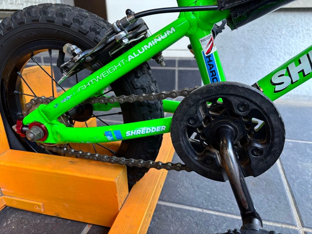 HARO SHREDDER-12 ギヤ比変更などカスタム総額5万円超